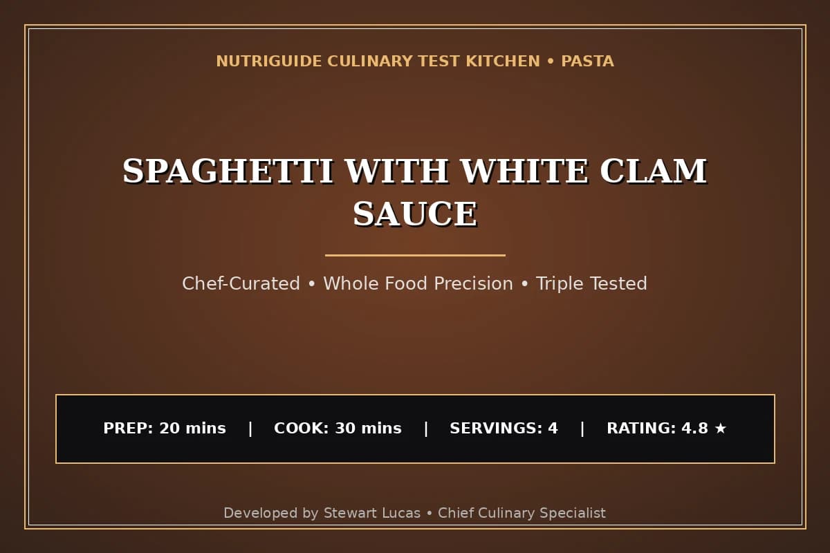 Spaghetti With White Clam Sauce