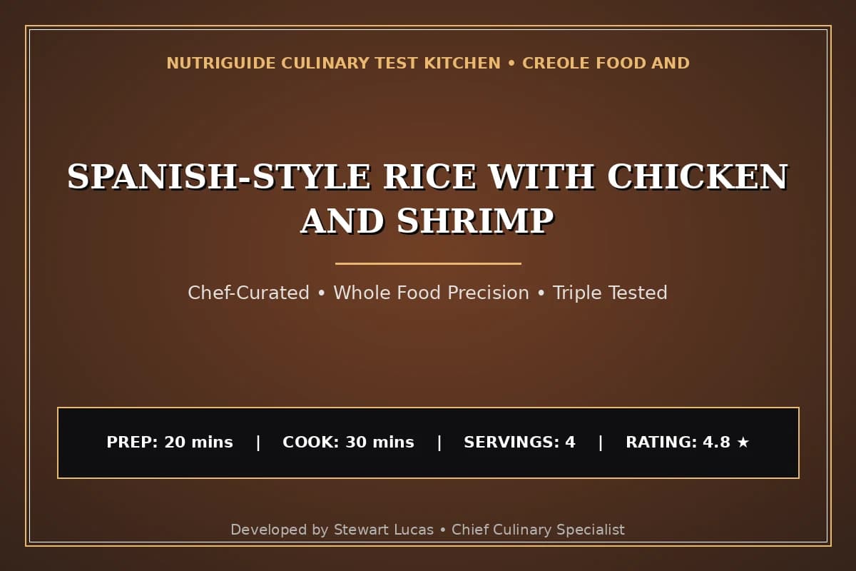 Spanish-Style Rice With Chicken And Shrimp