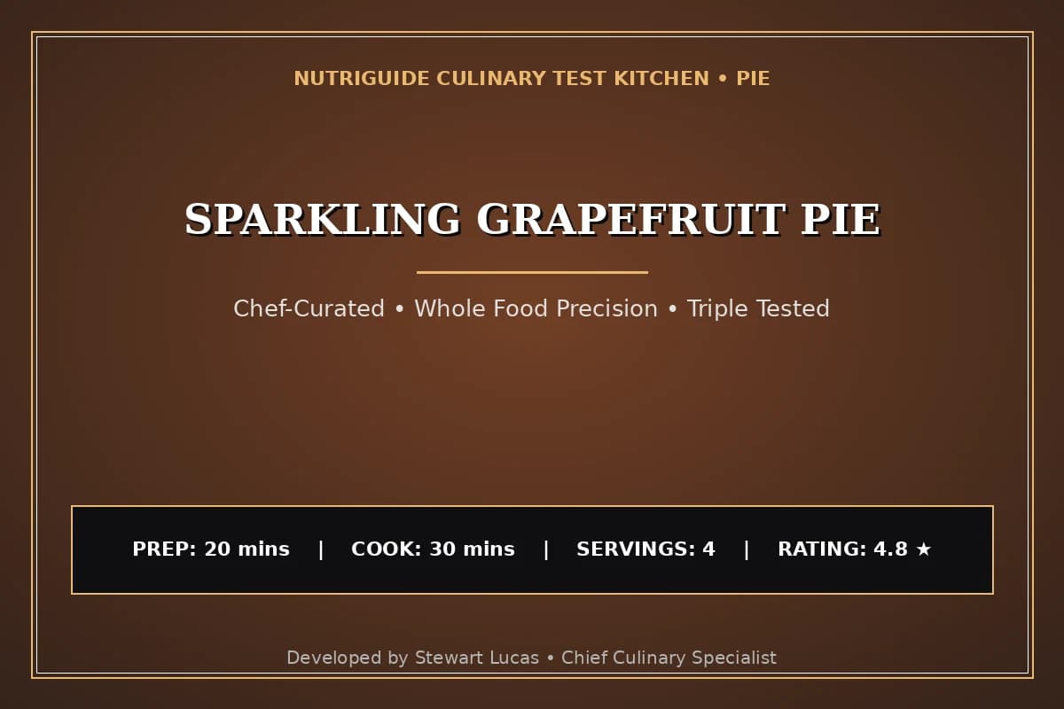 Sparkling Grapefruit Pie