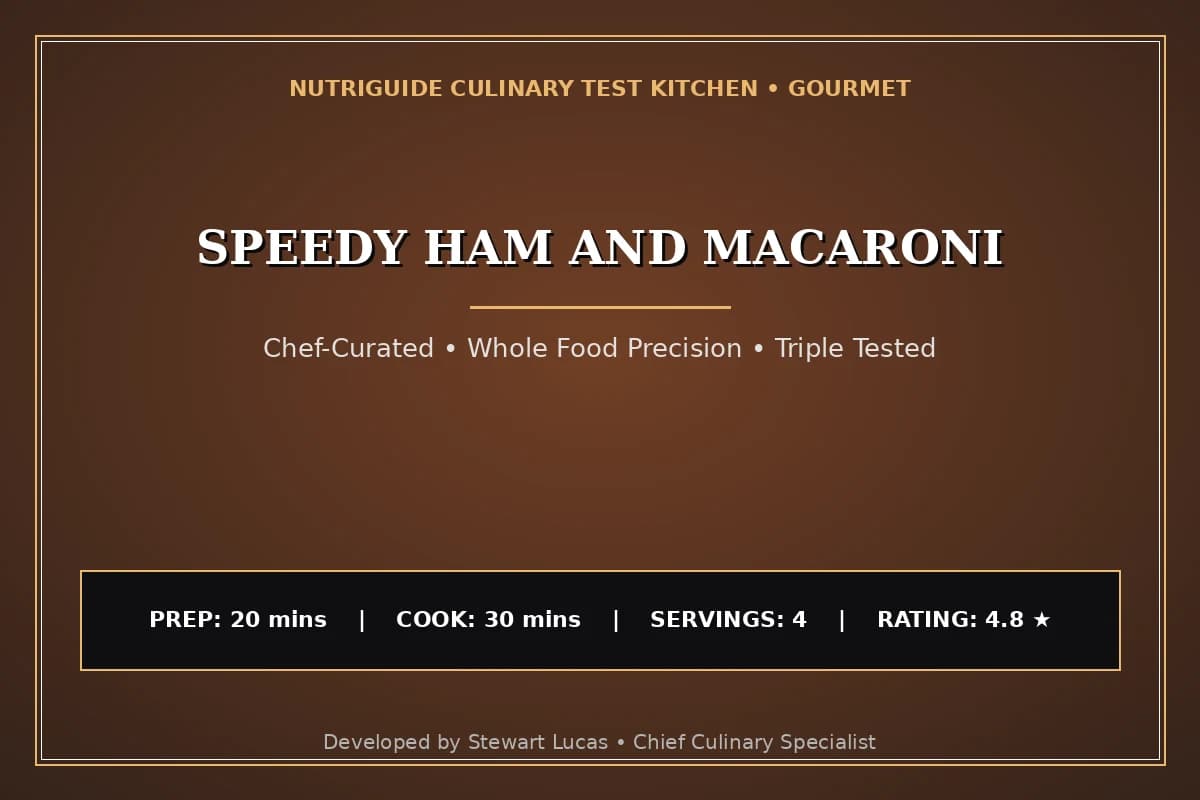 Speedy Ham And Macaroni
