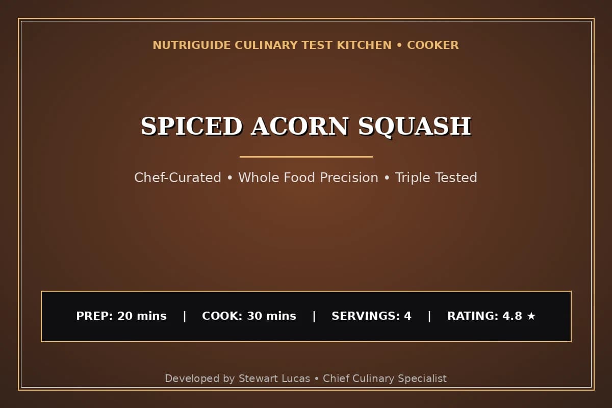 Spiced Acorn Squash