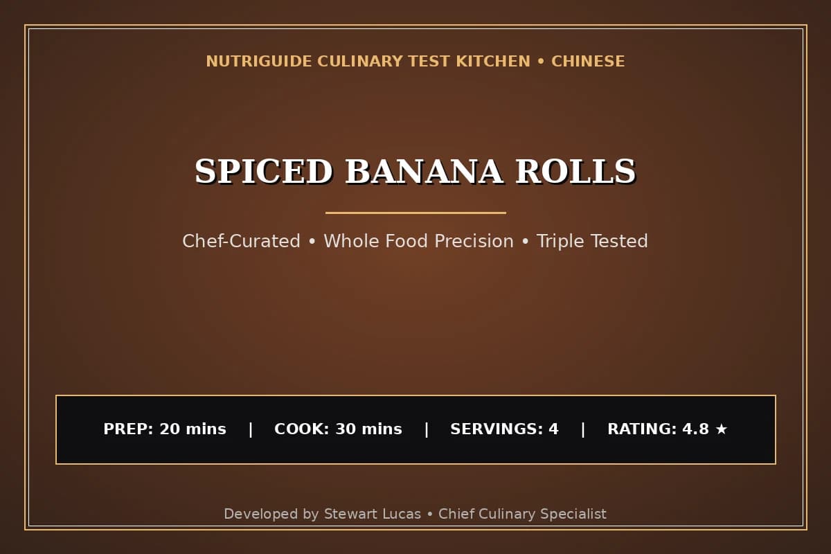 Spiced Banana Rolls