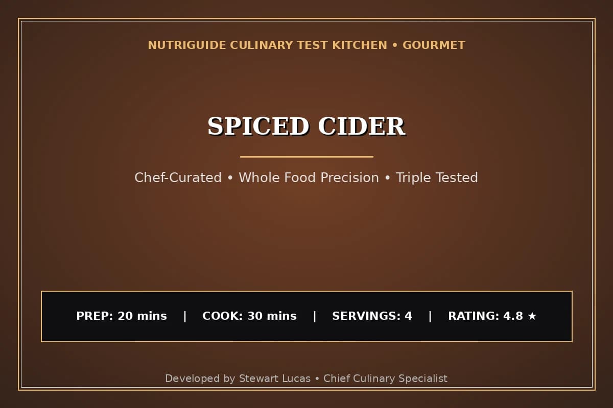 Spiced Cider