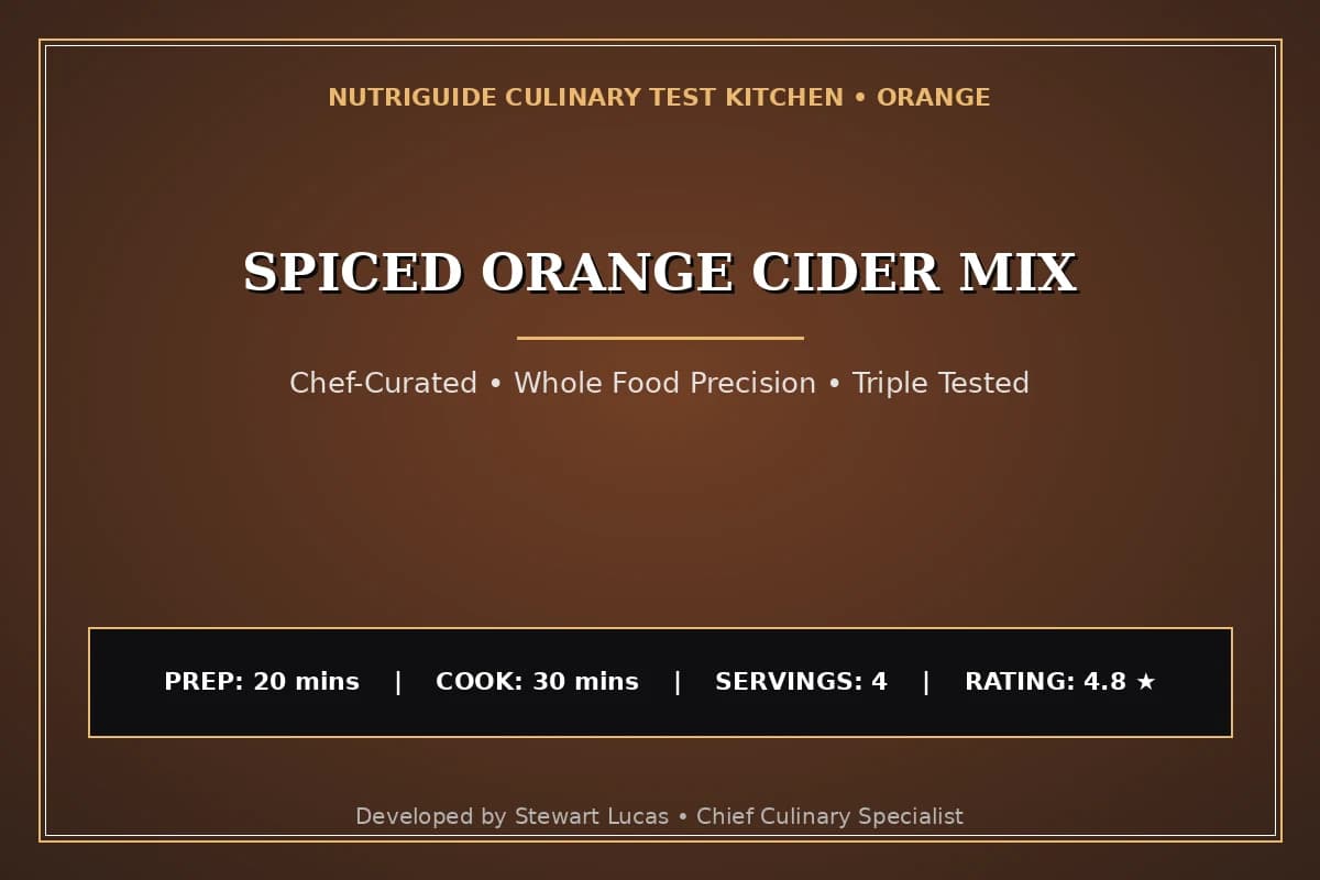 Spiced Orange Cider Mix