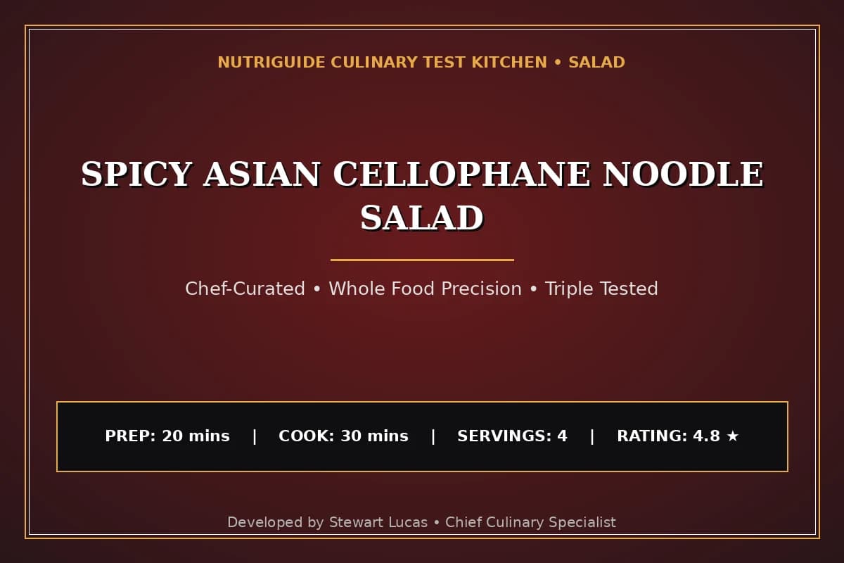 Spicy Asian Cellophane Noodle Salad