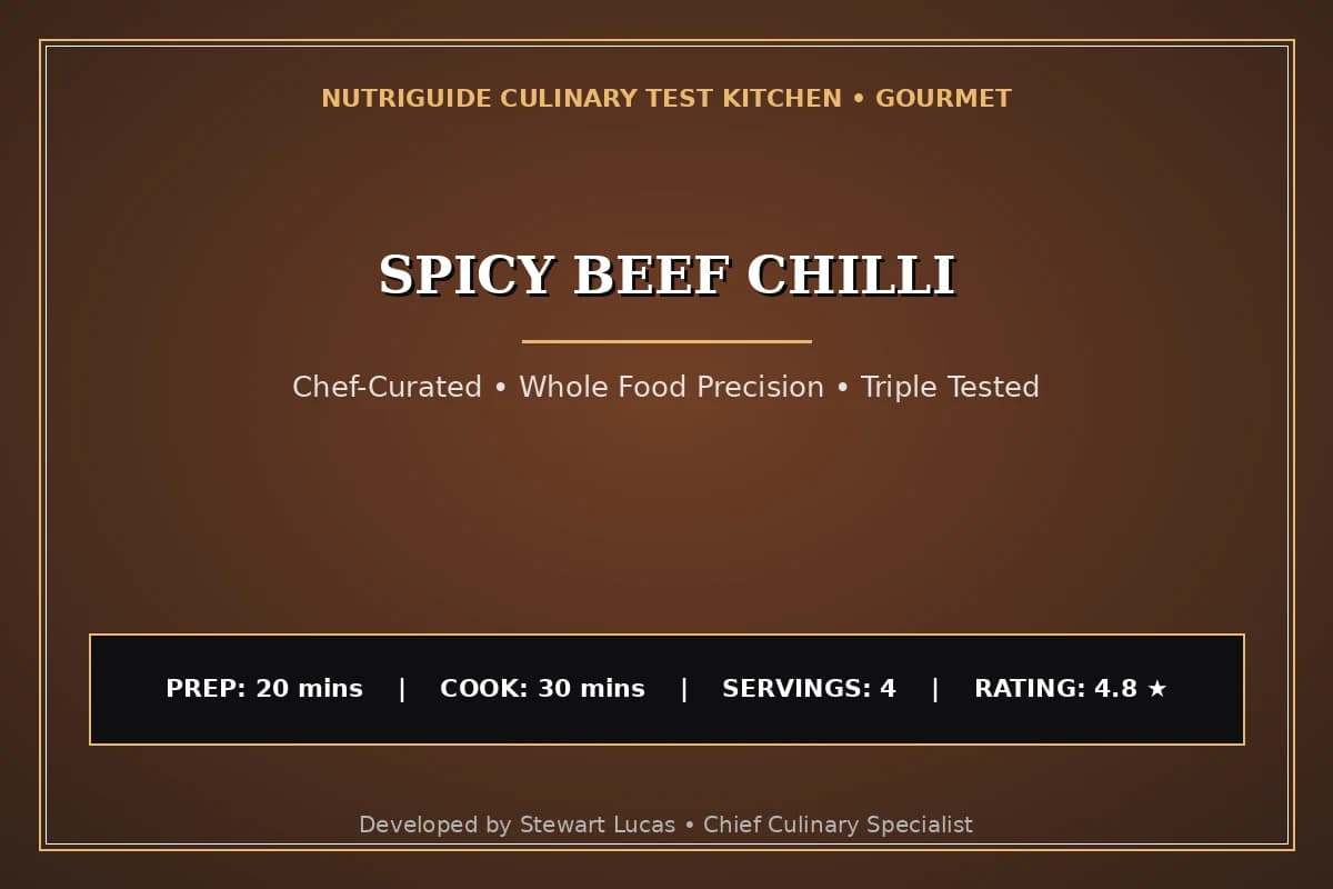 Spicy Beef Chilli