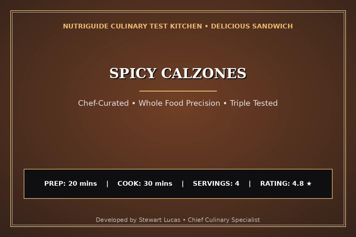 Spicy Calzones