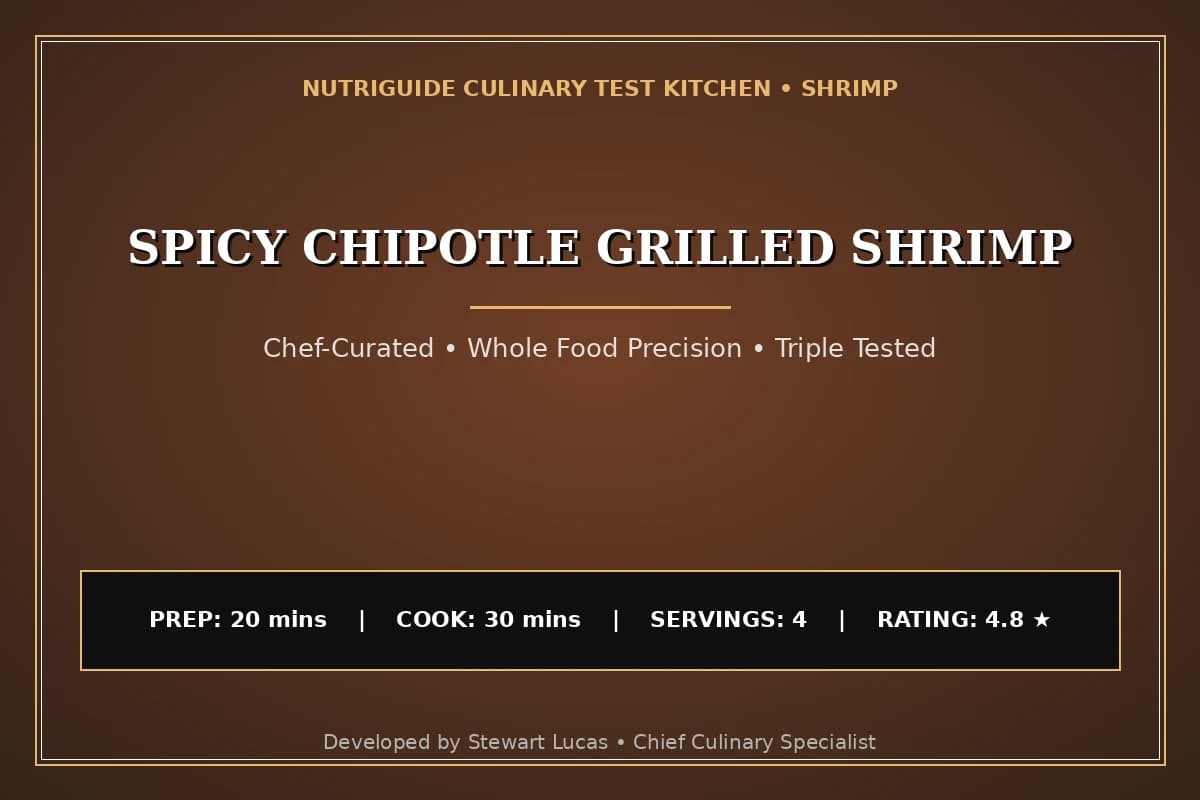 Spicy Chipotle Grilled Shrimp