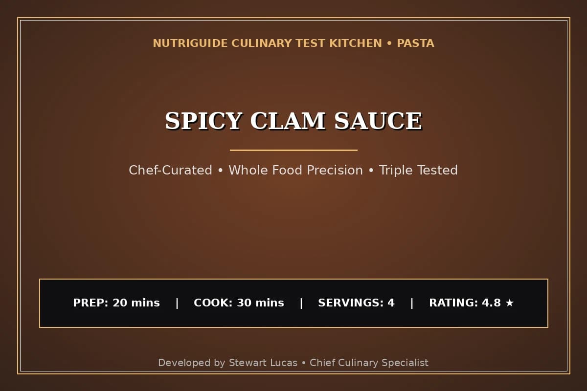Spicy Clam Sauce