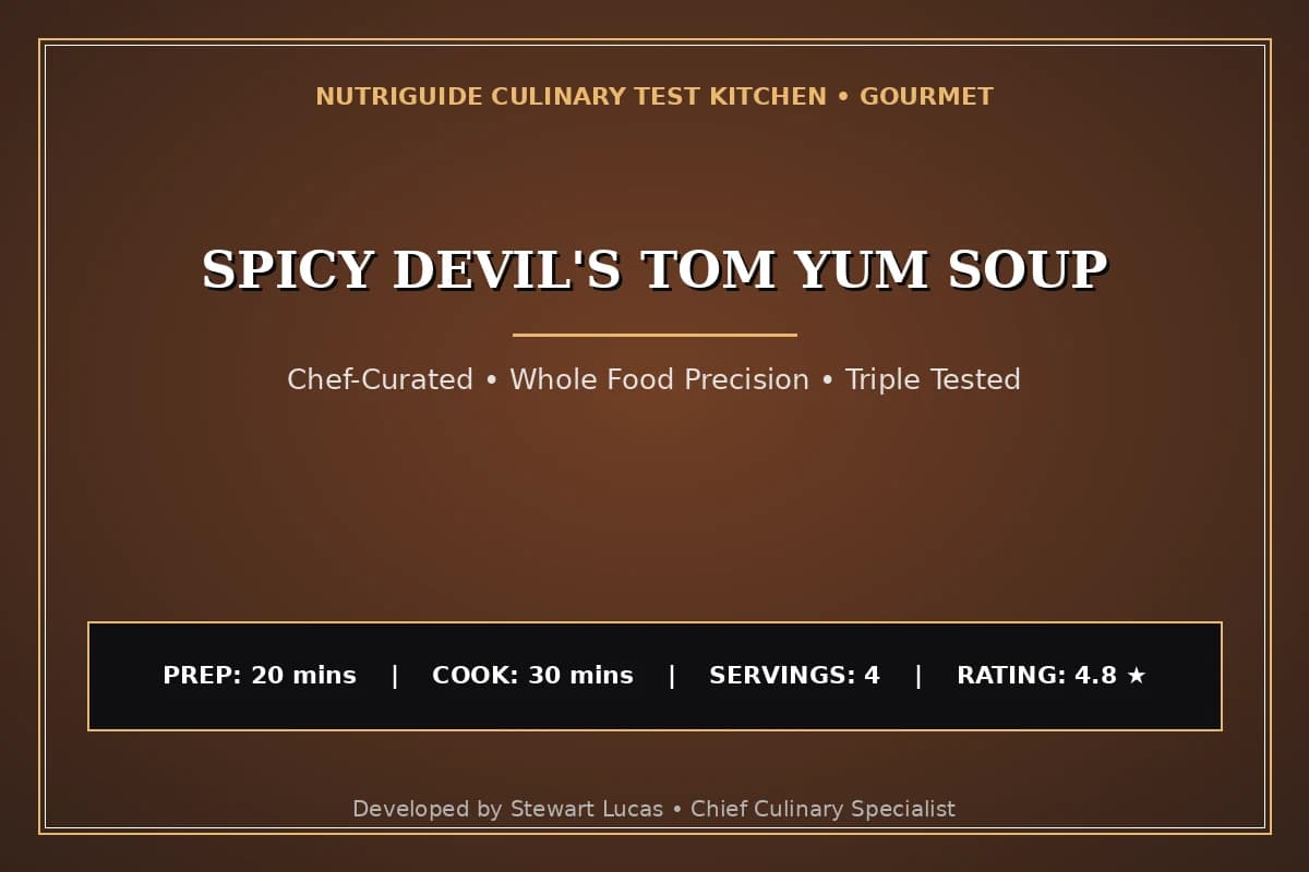 Spicy Devil'S Tom Yum Soup