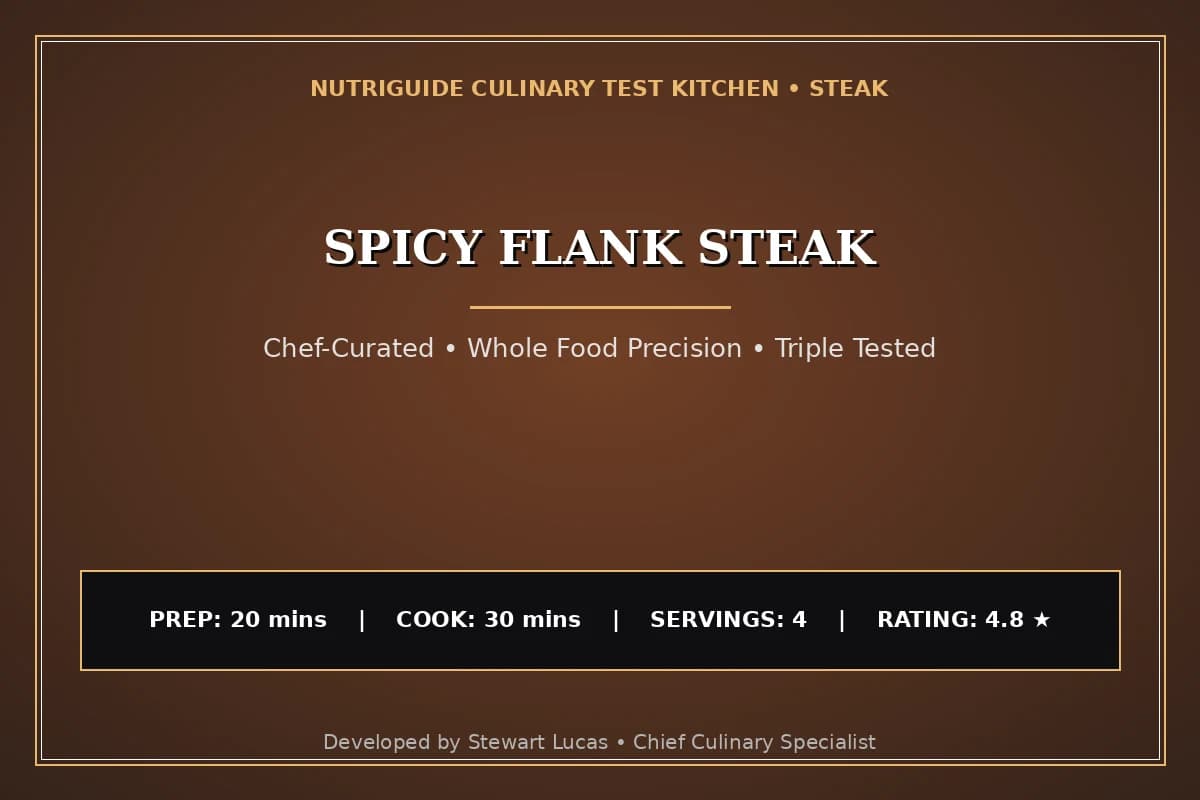 Spicy Flank Steak