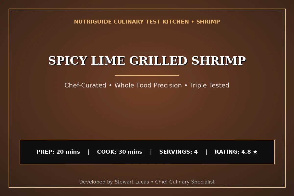 Spicy Lime Grilled Shrimp