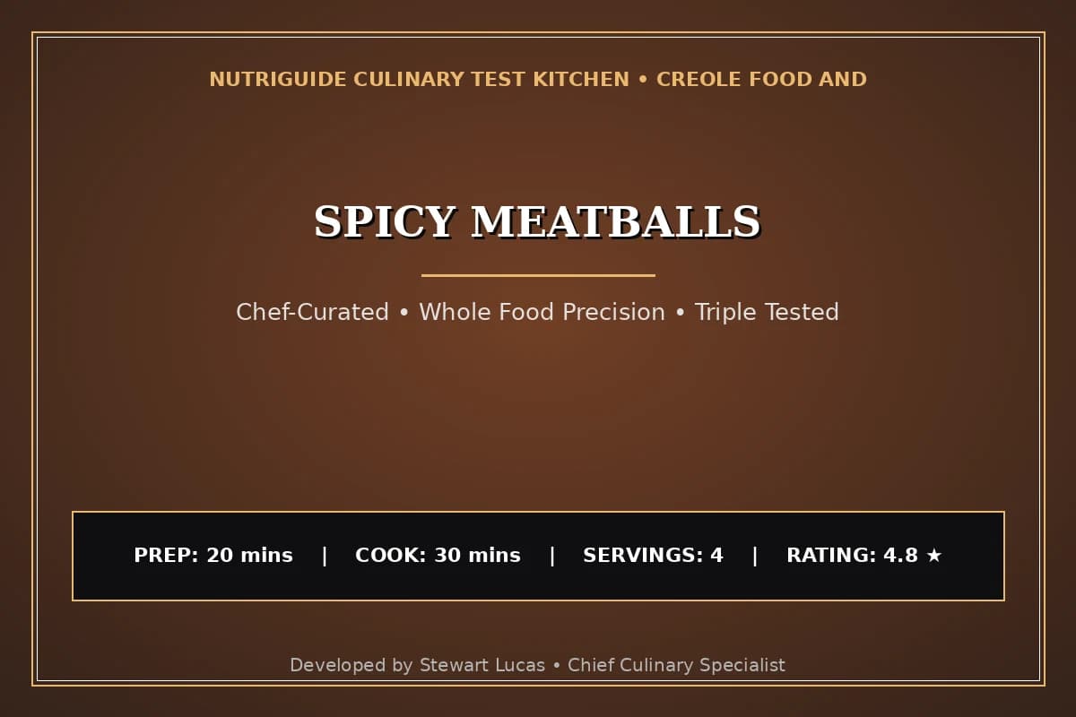 Spicy Meatballs