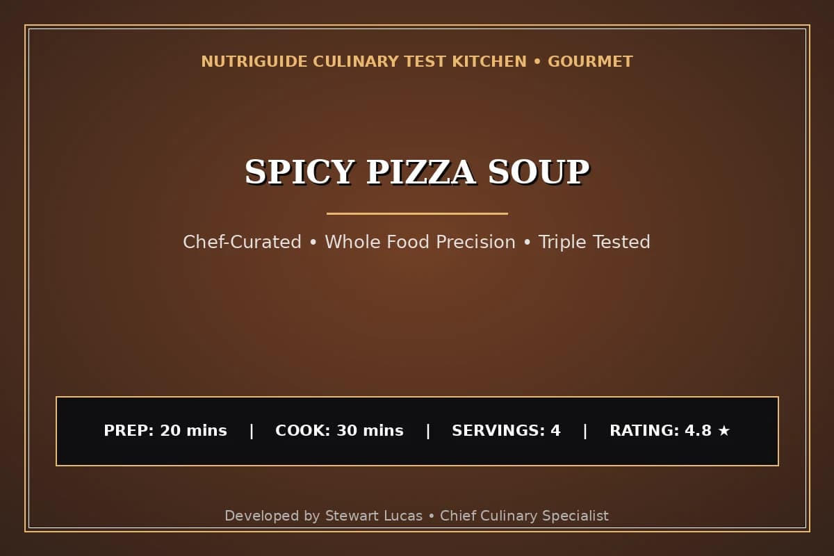 Spicy Pizza Soup