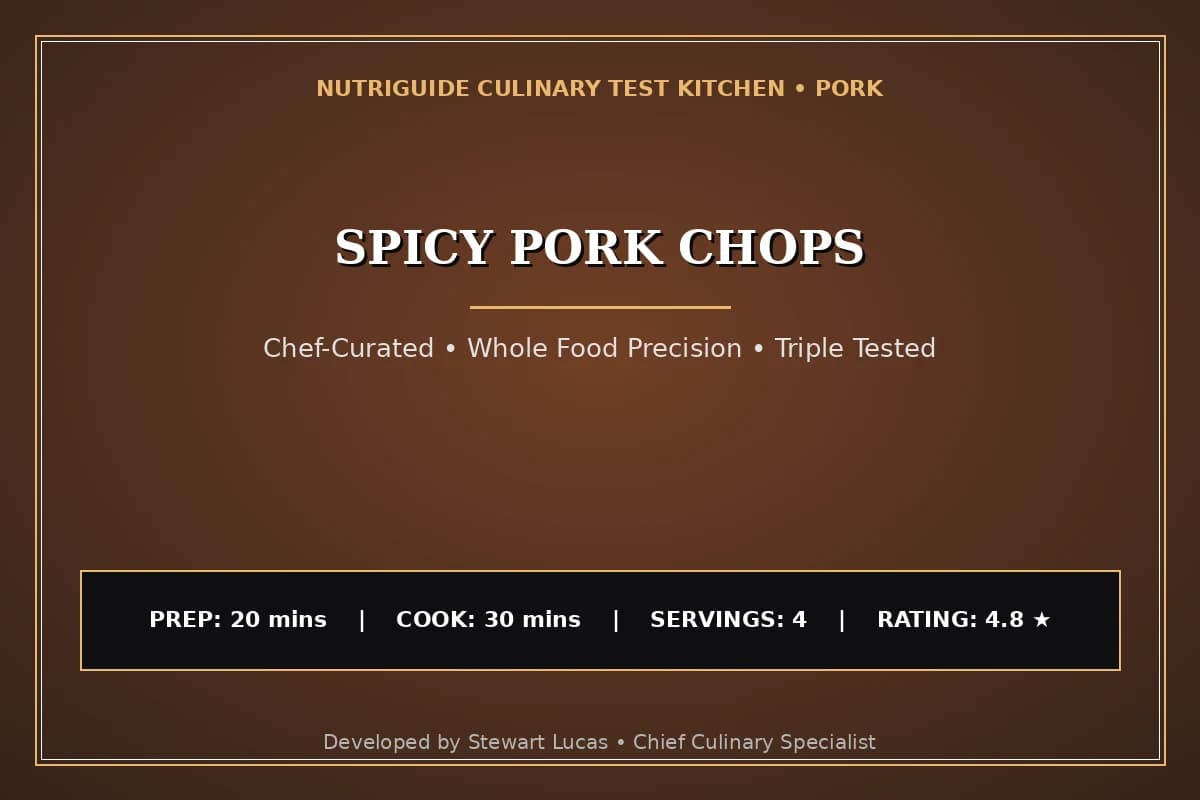 Spicy Pork Chops