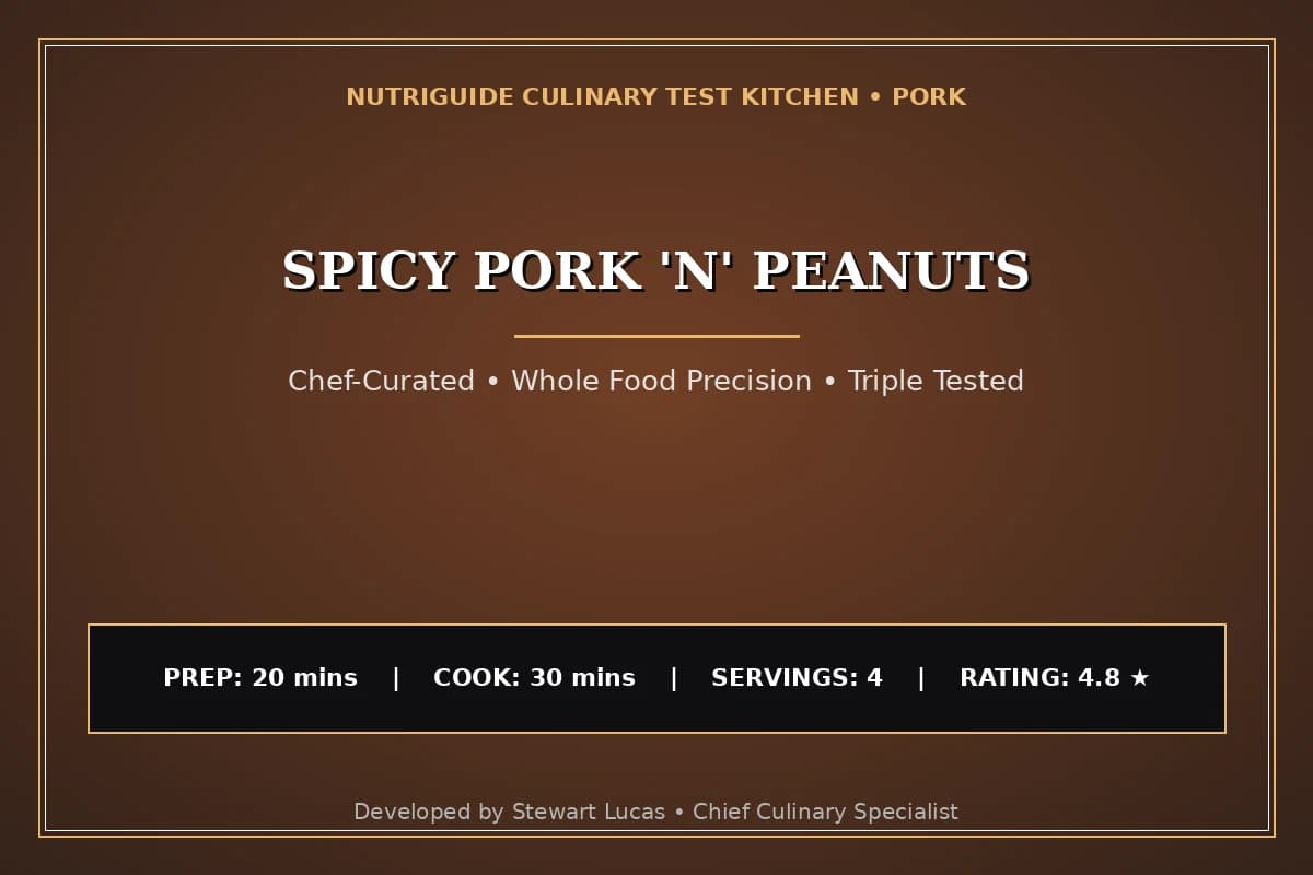 Spicy Pork 'N' Peanuts