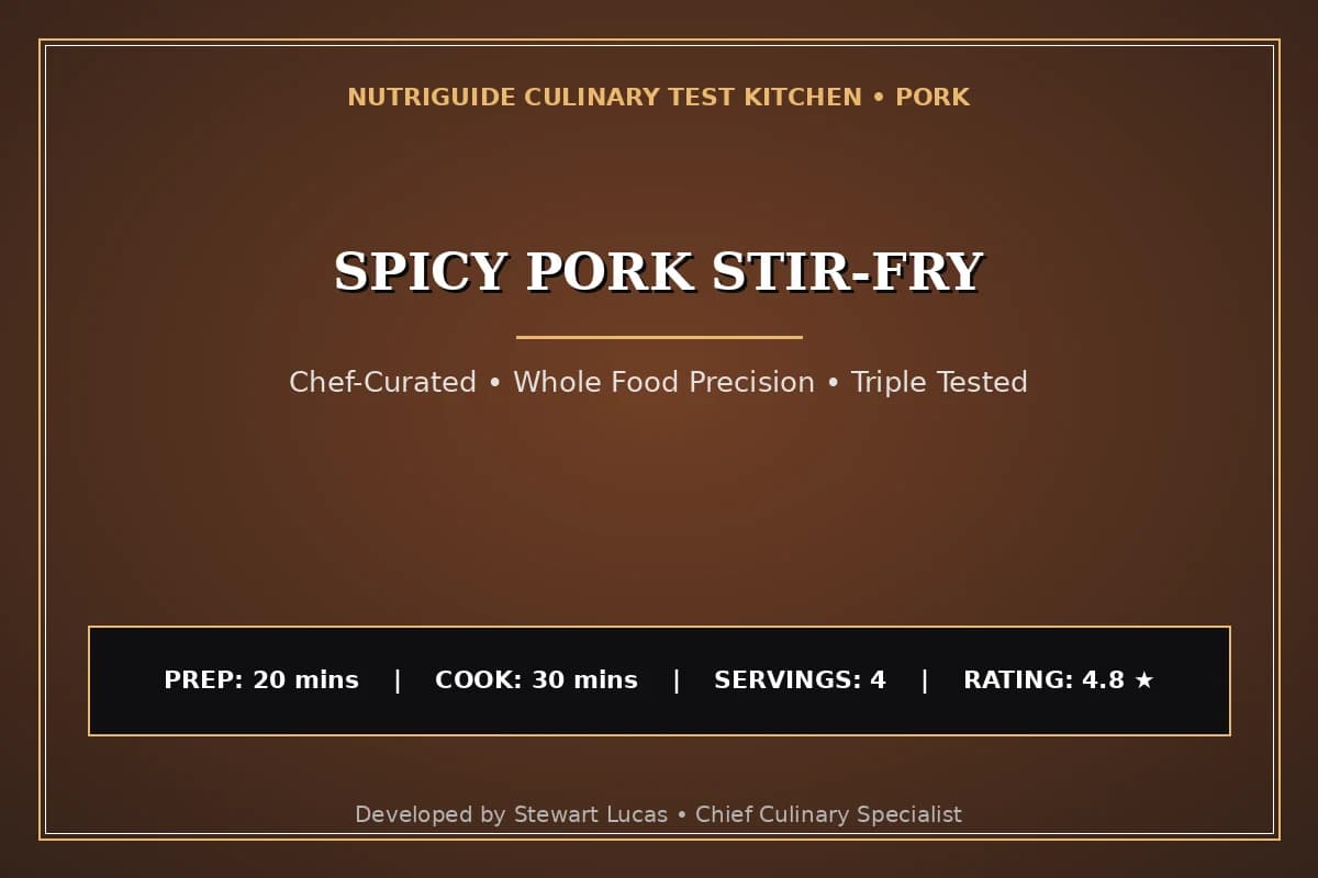 Spicy Pork Stir-Fry