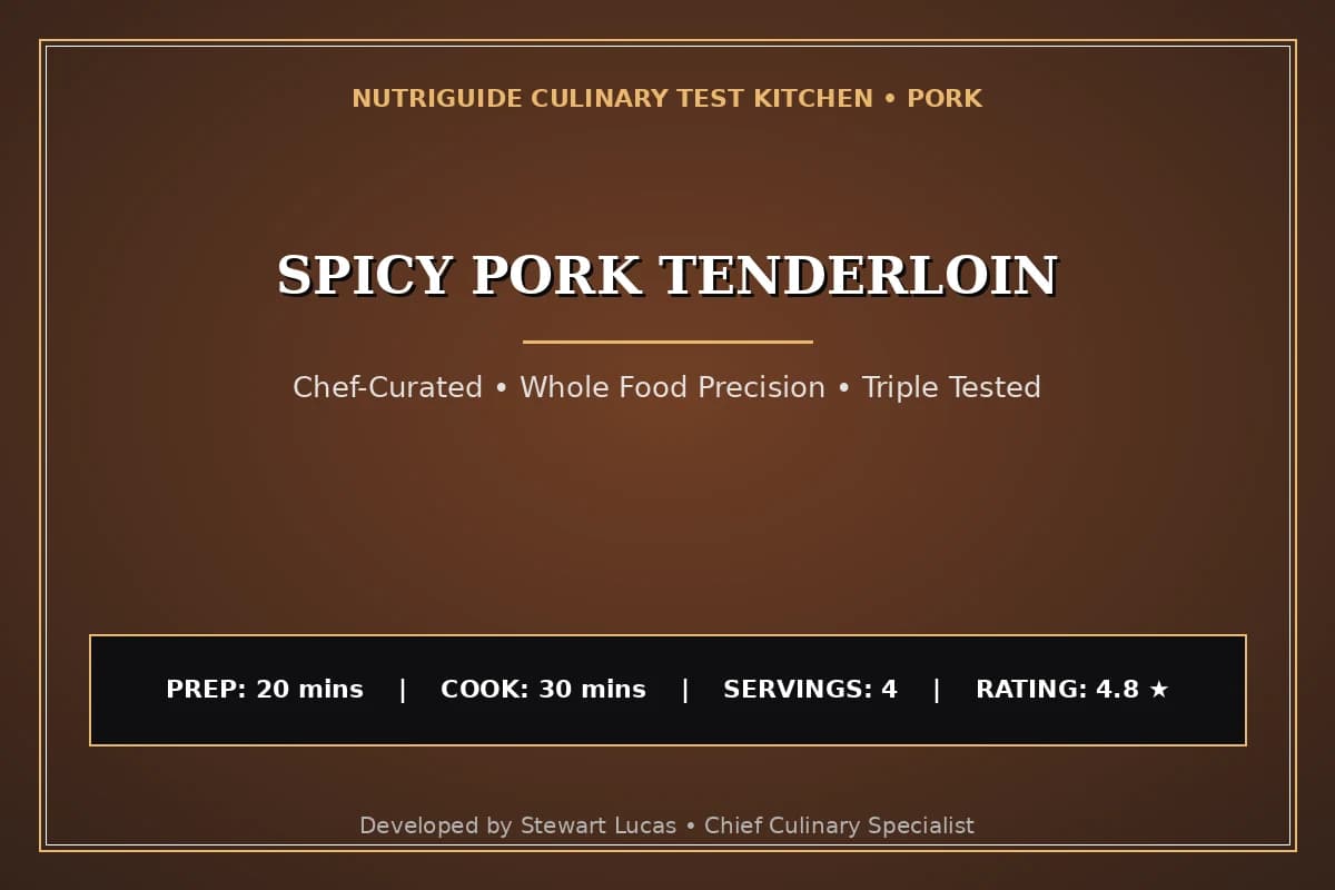 Spicy Pork Tenderloin