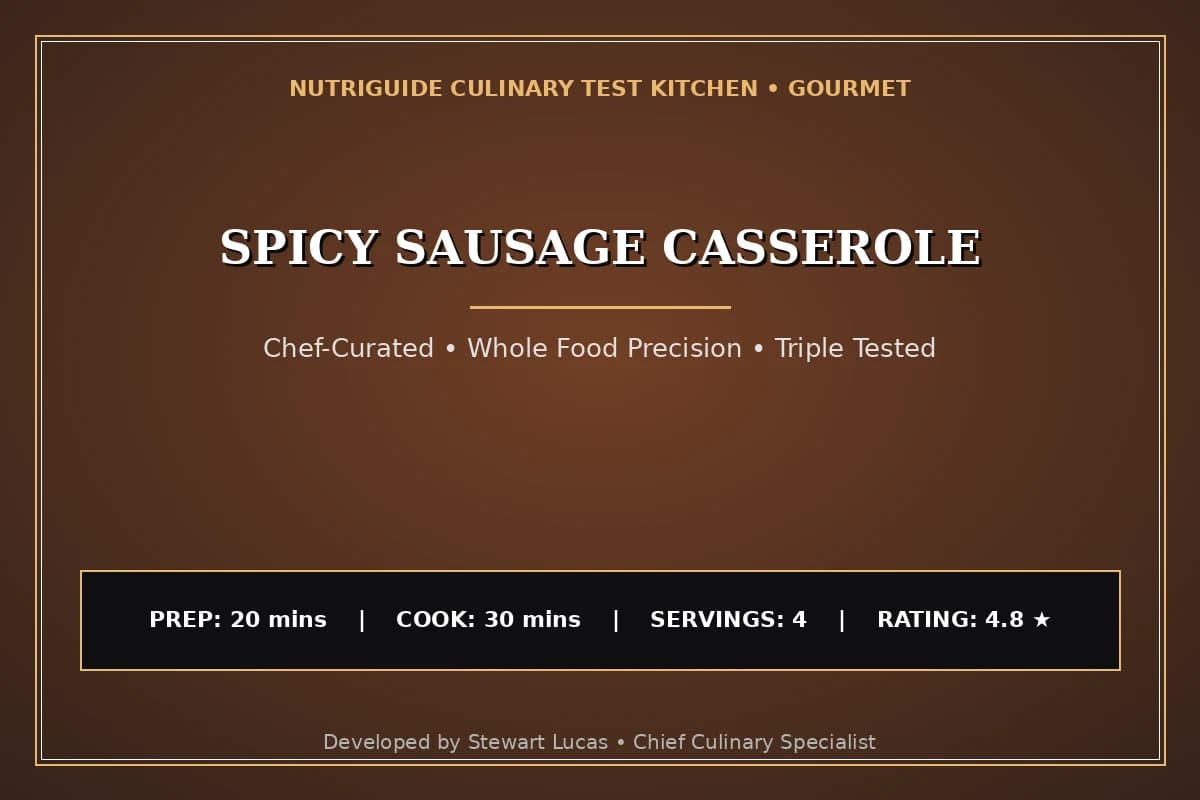 Spicy Sausage Casserole