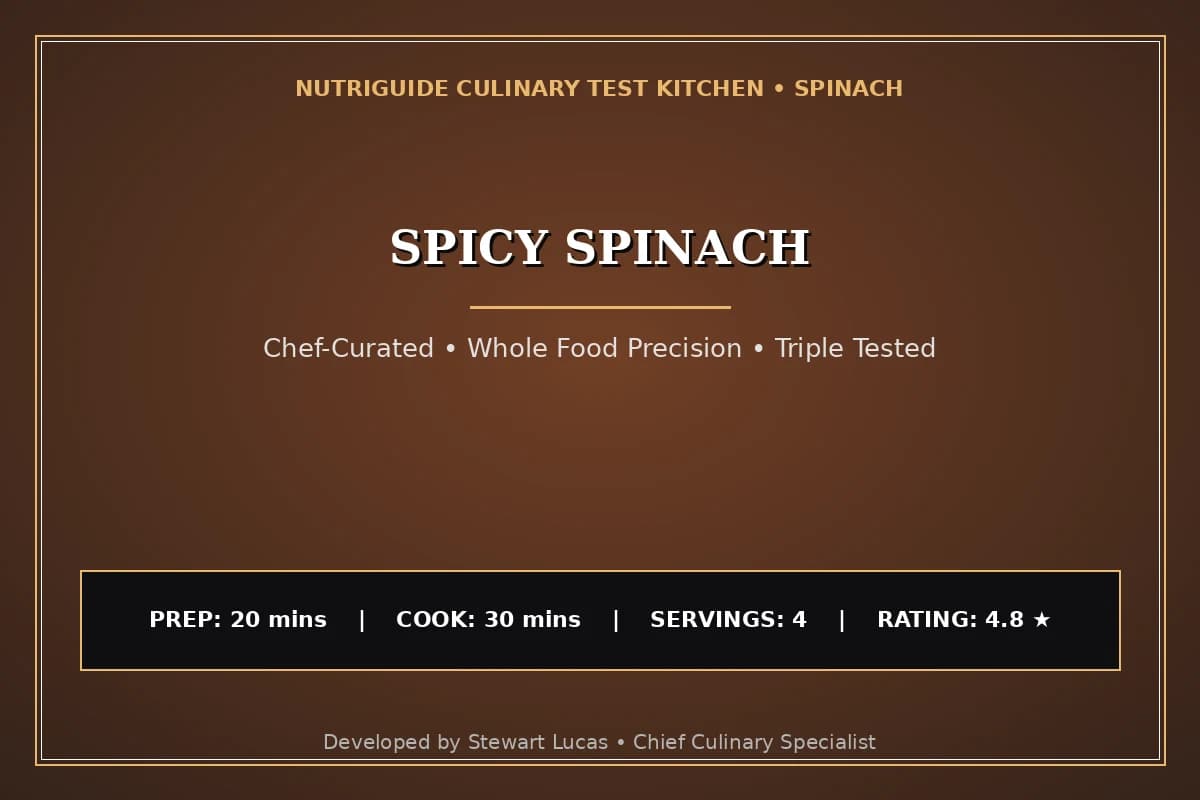 Spicy Spinach