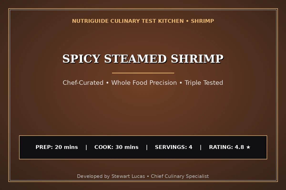 Spicy Steamed Shrimp
