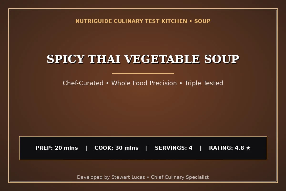 Spicy Thai Vegetable Soup