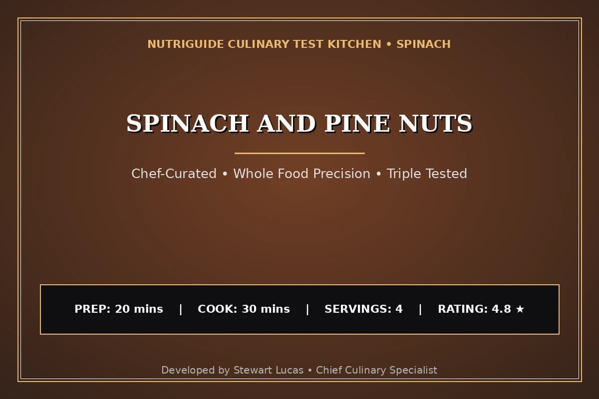 Spinach And Pine Nuts