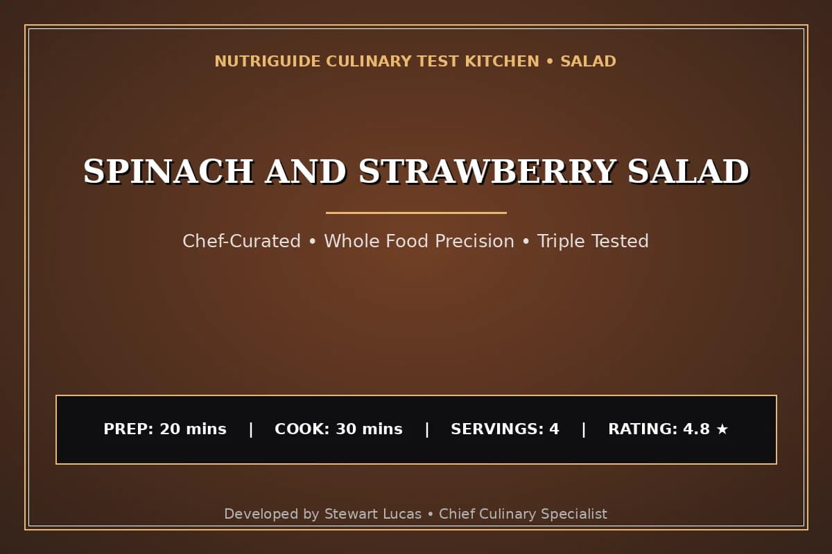 Spinach And Strawberry Salad