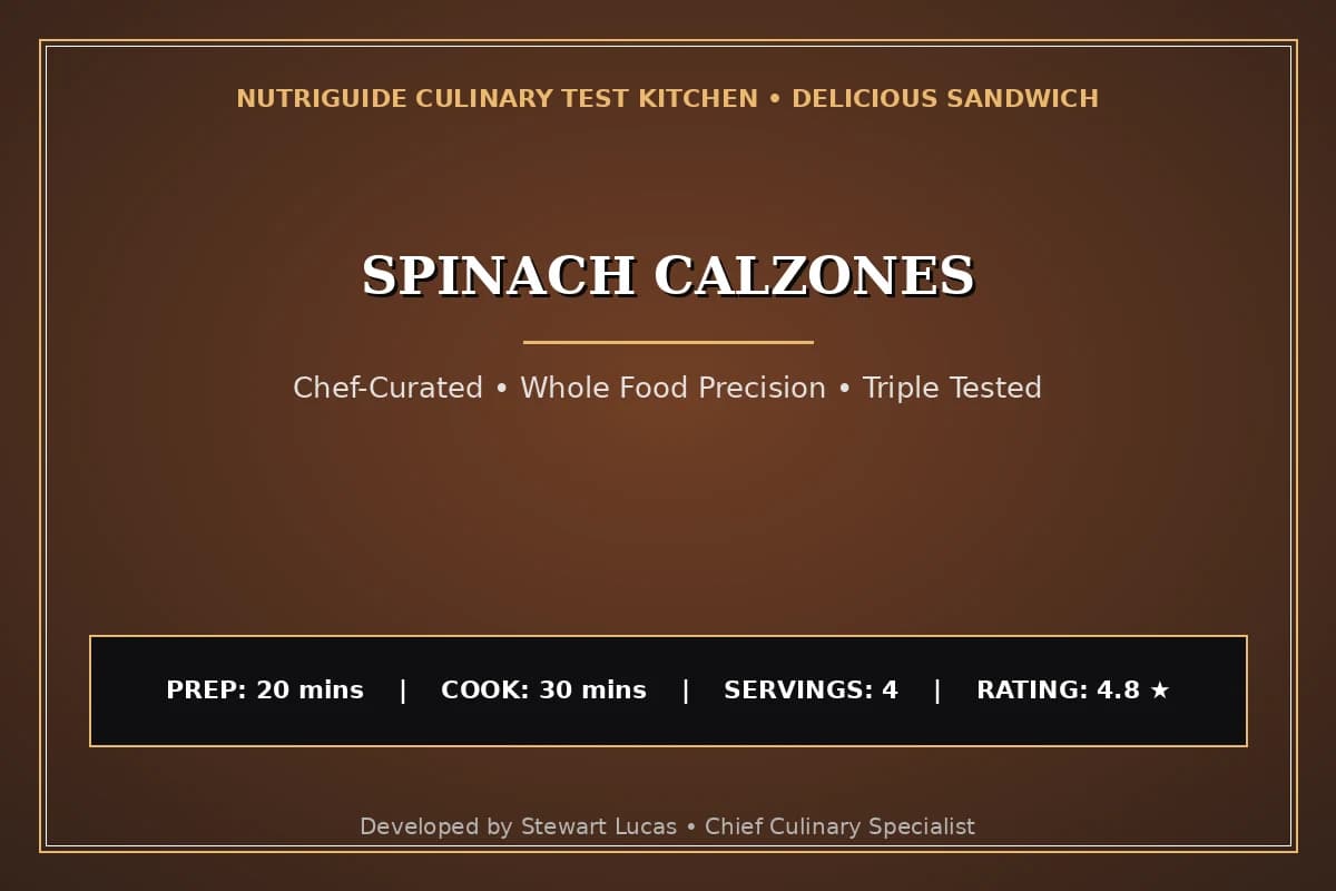 Spinach Calzones