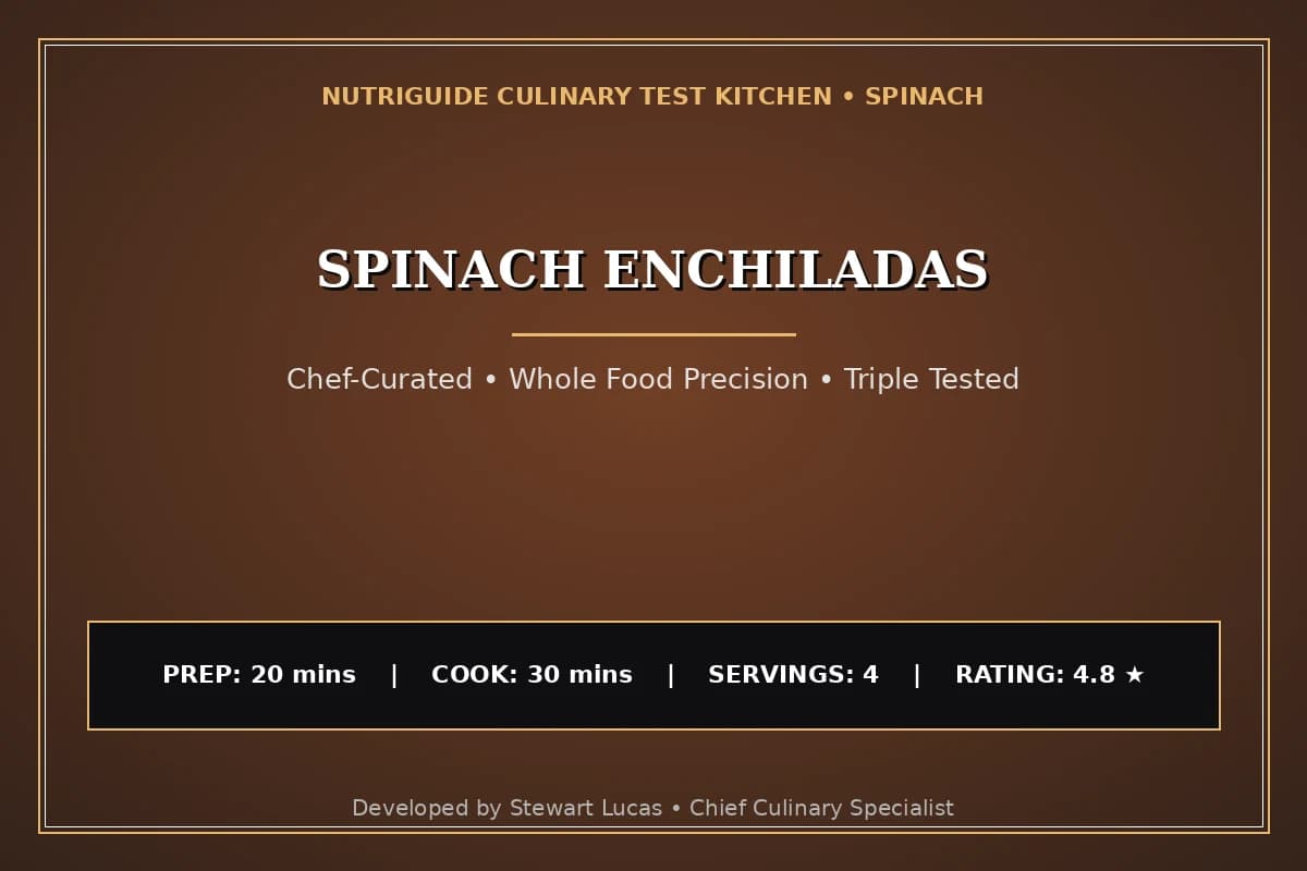 Spinach Enchiladas