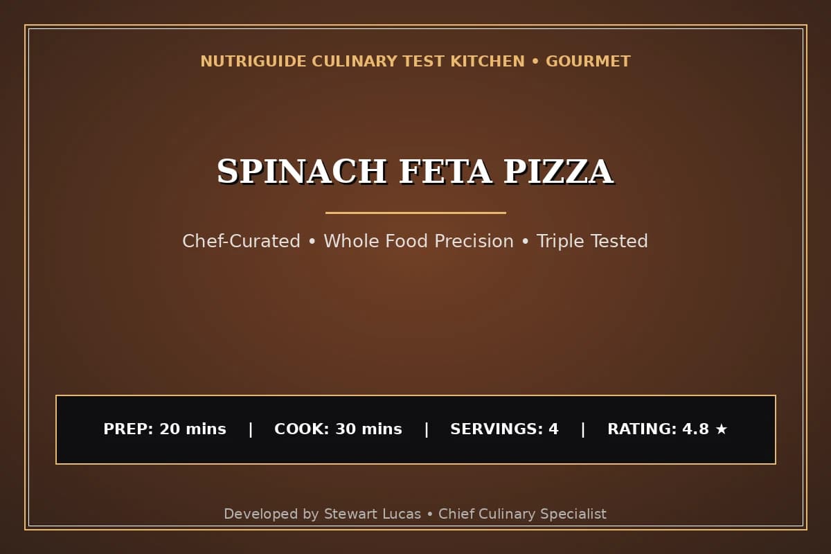 Spinach Feta Pizza