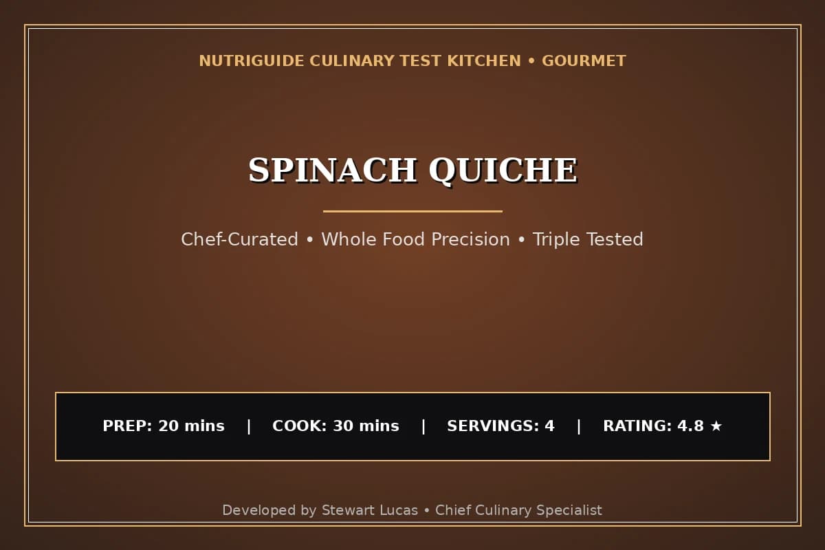 Spinach Quiche