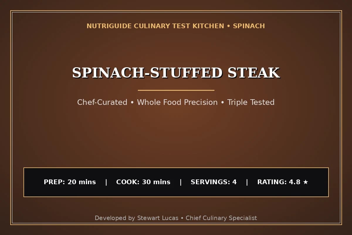 Spinach-Stuffed Steak