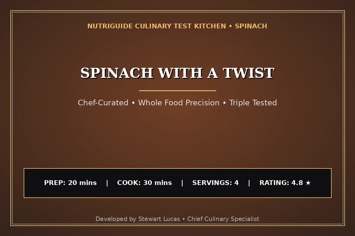 Spinach With A Twist
