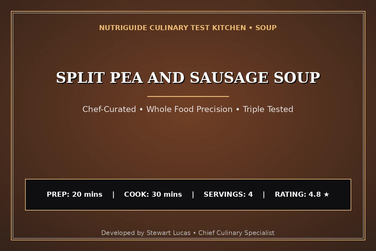 Split Pea And Sausage Soup