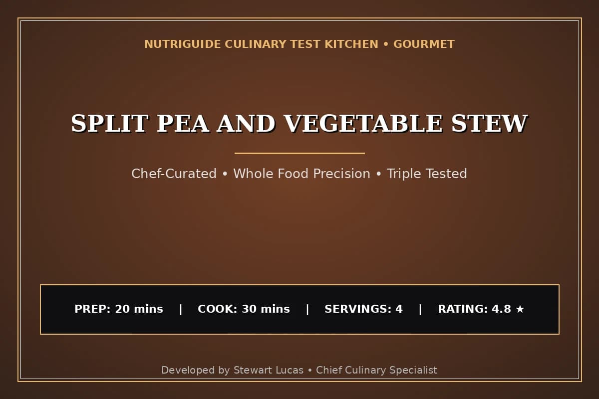 Split Pea And Vegetable Stew