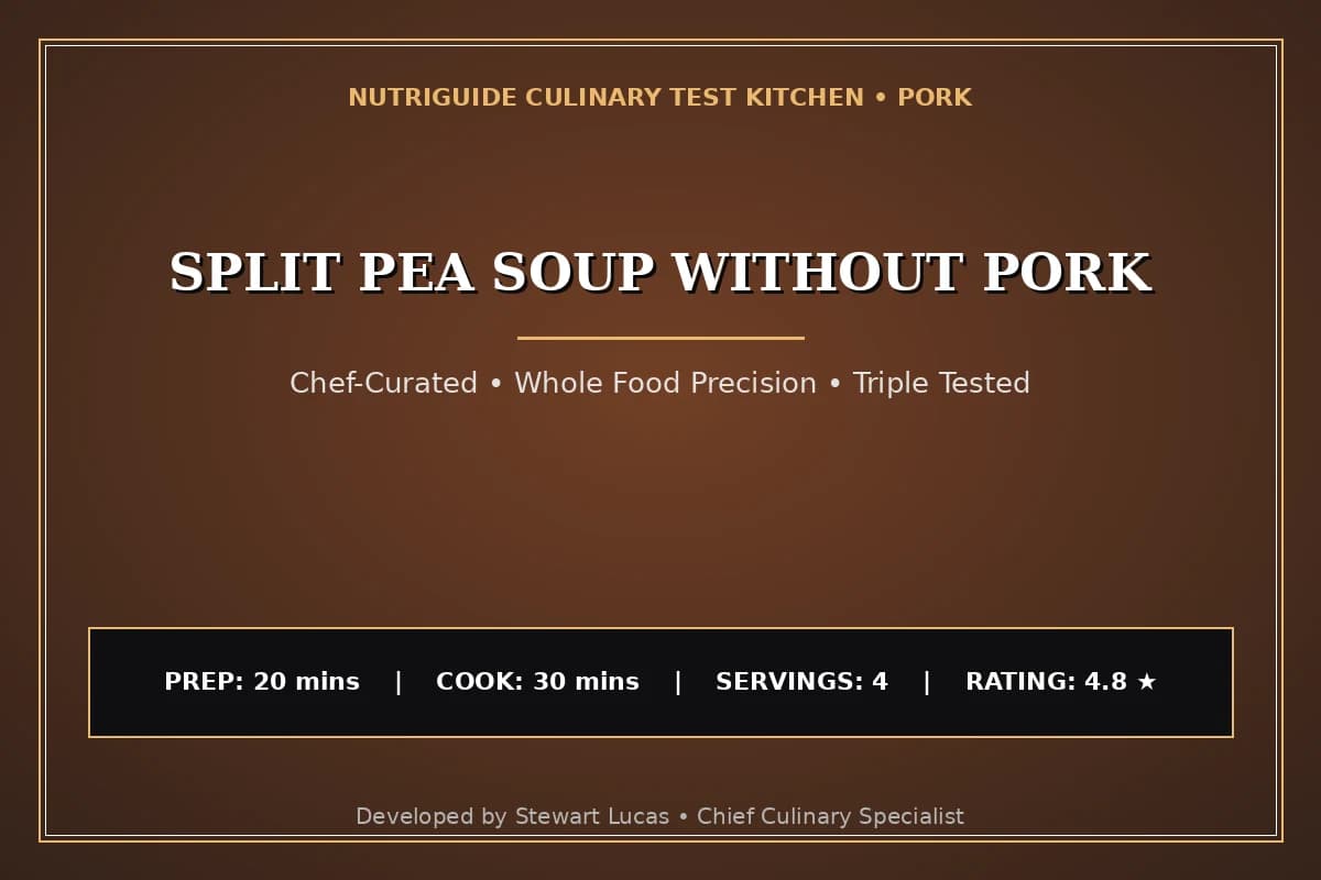 Split Pea Soup Without Pork