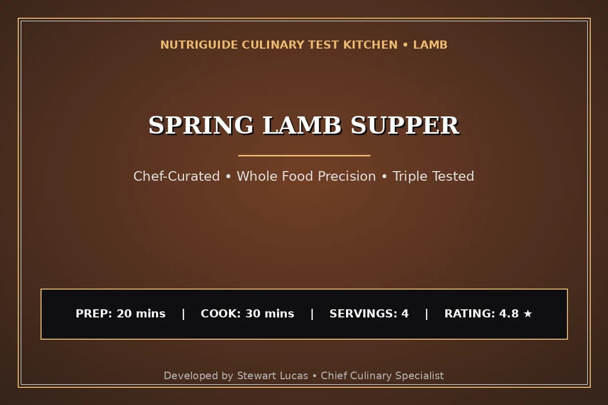 Spring Lamb Supper