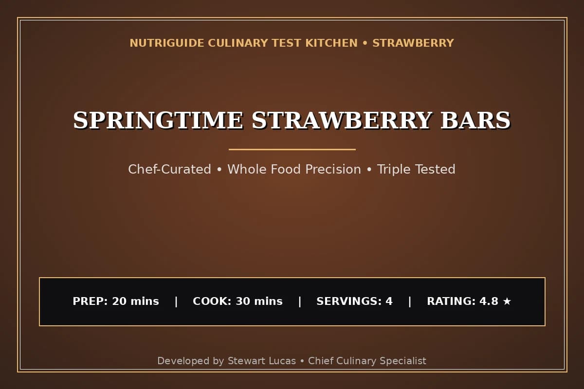 Springtime Strawberry Bars