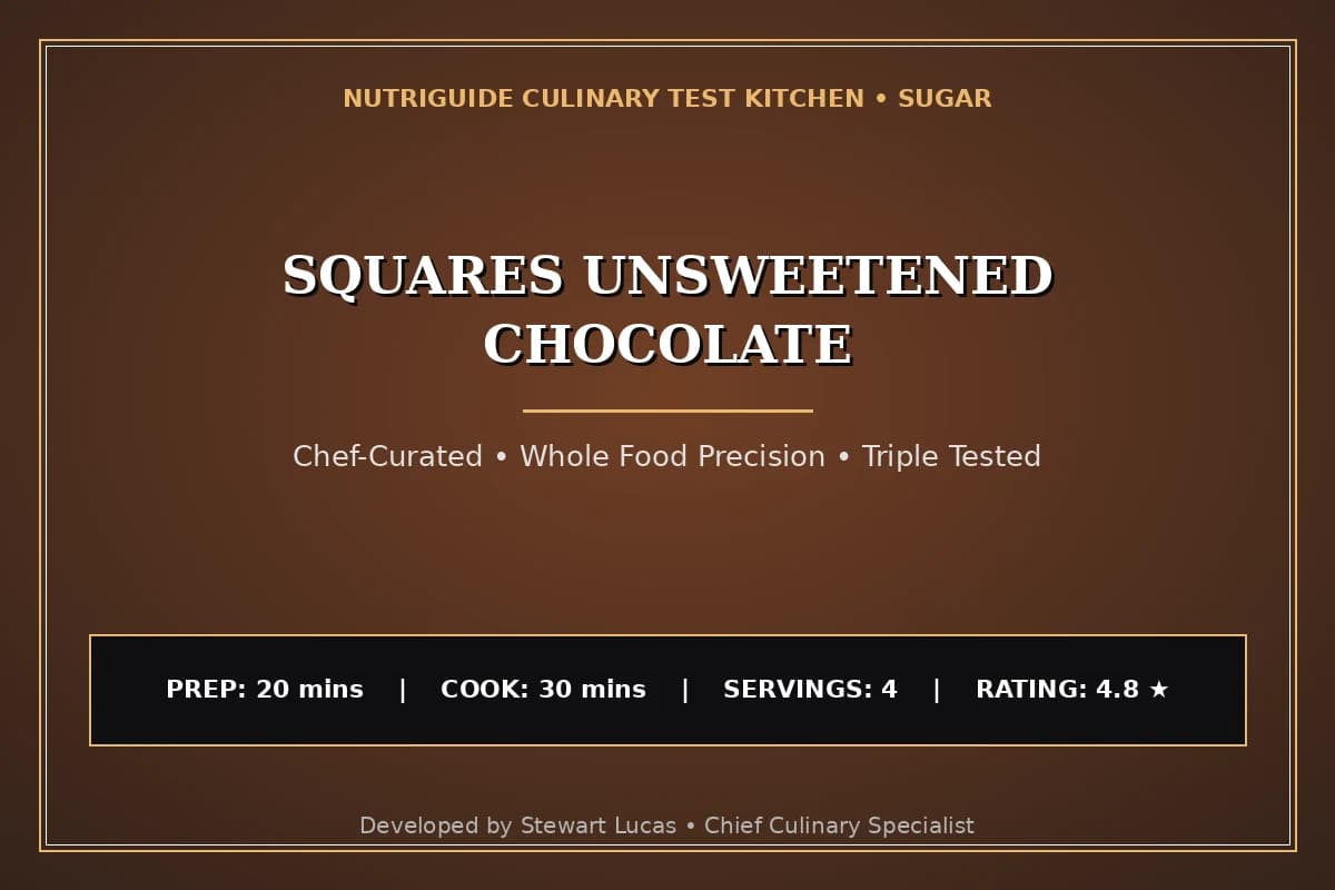 Squares Unsweetened Chocolate
