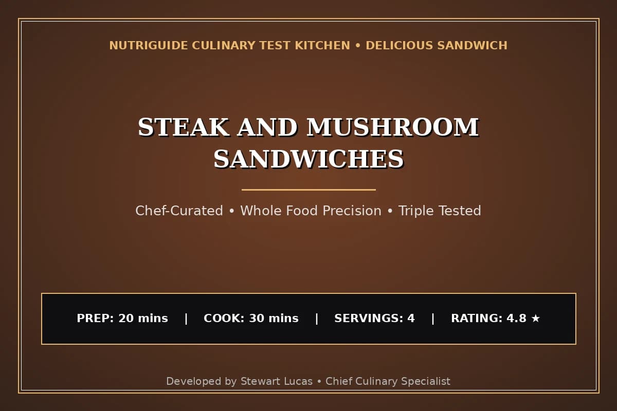 Steak And Mushroom Sandwiches