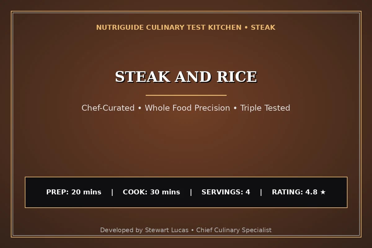 Steak And Rice