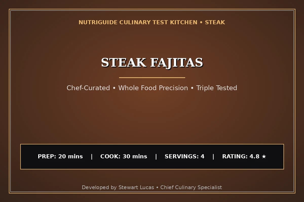 Steak Fajitas