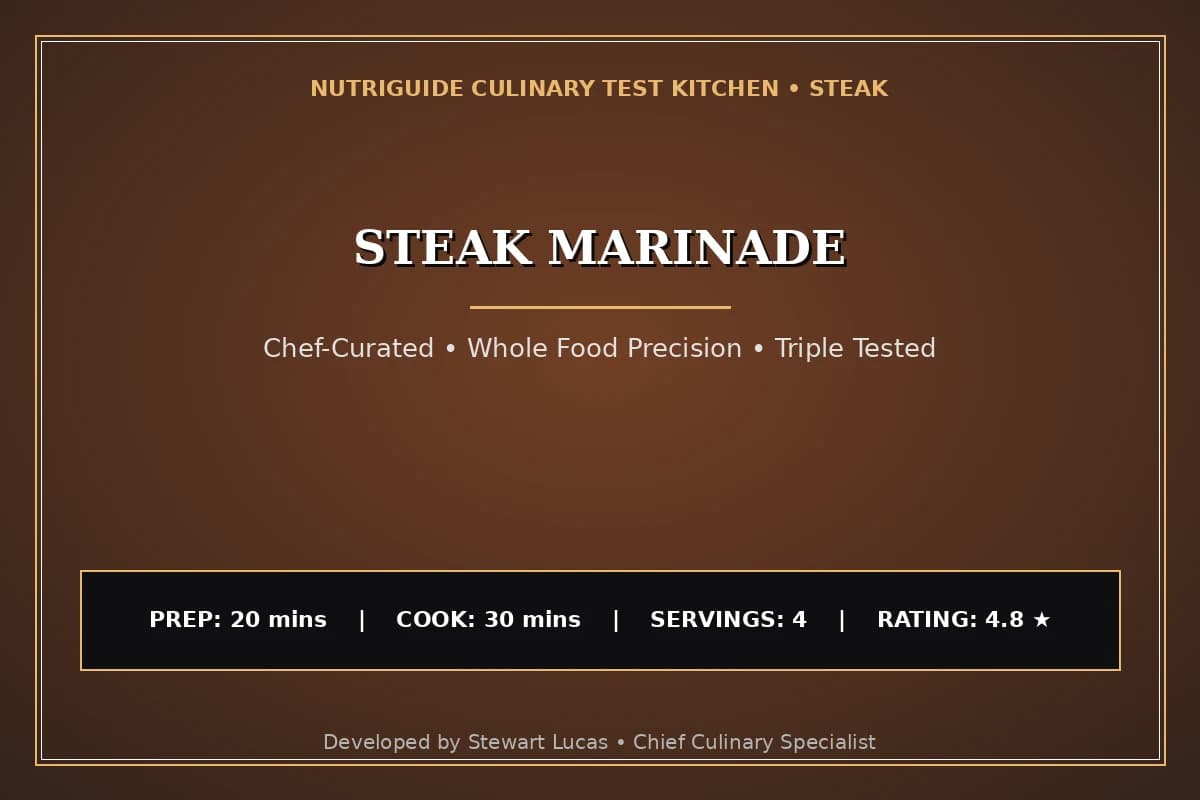 Steak Marinade