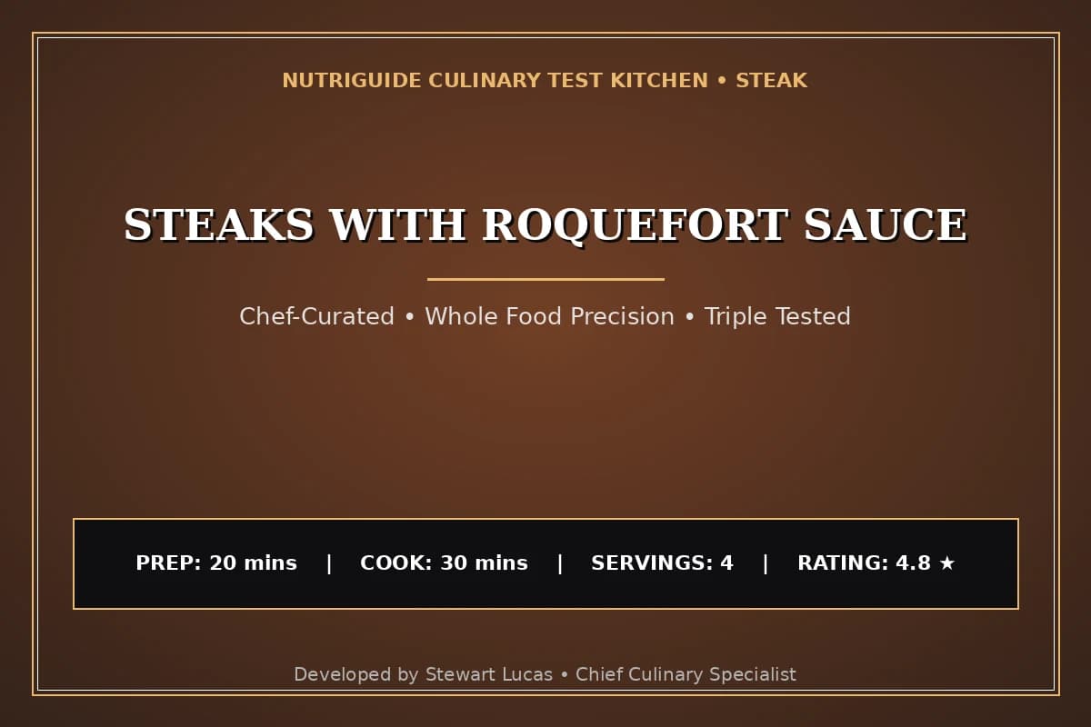 Steaks With Roquefort Sauce