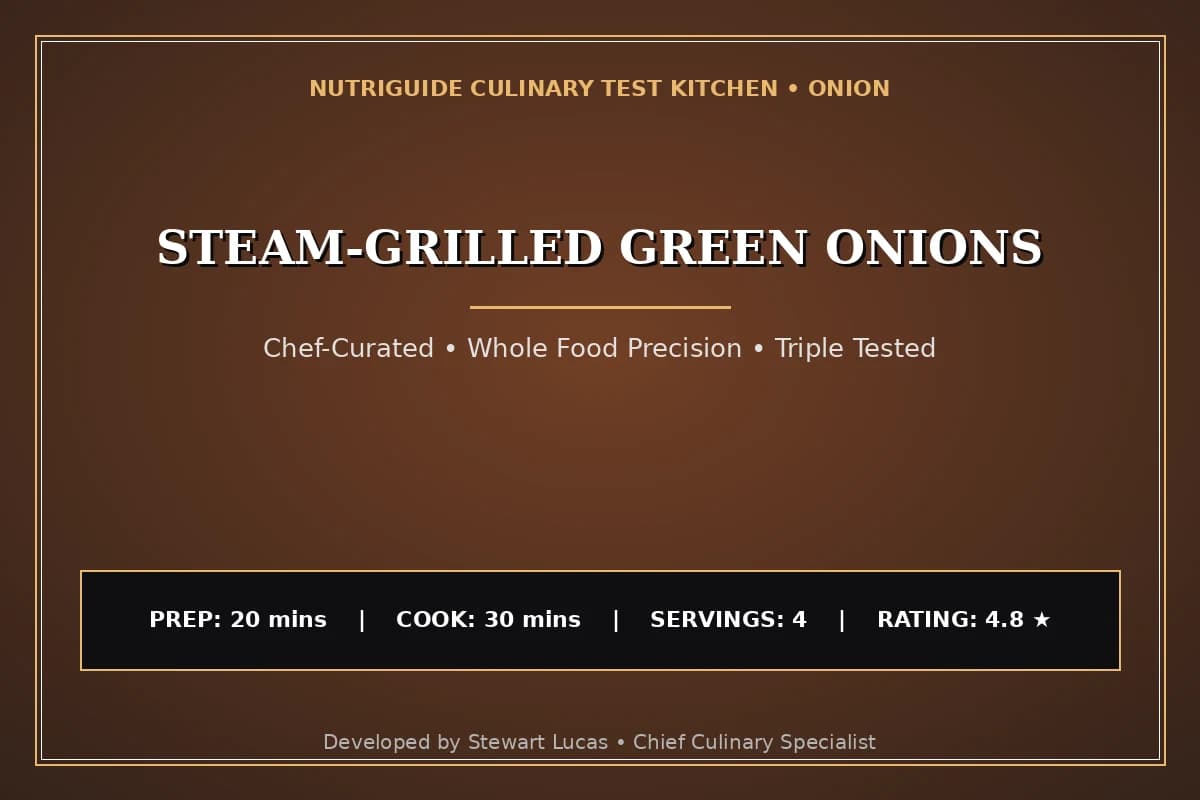 Steam-Grilled Green Onions