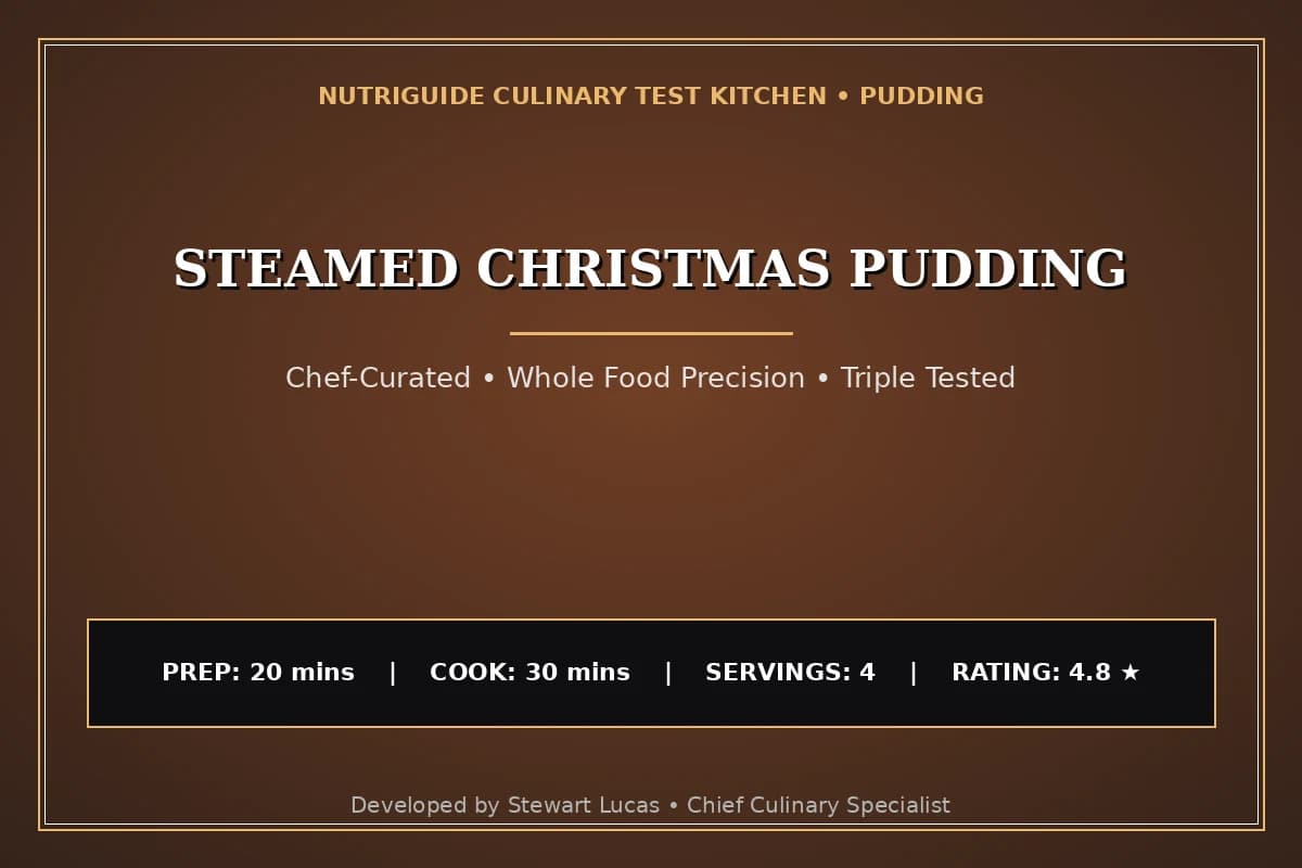 Steamed Christmas Pudding