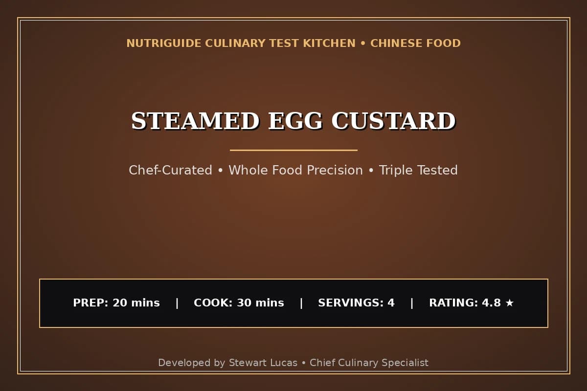 Steamed Egg Custard
