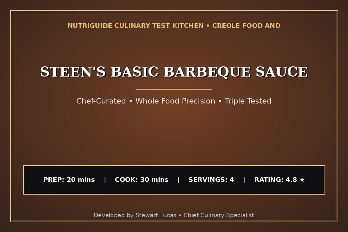 Steen'S Basic Barbeque Sauce