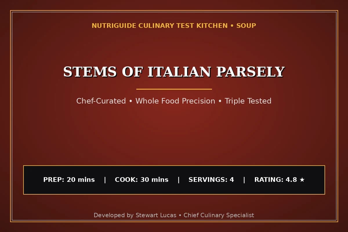 Stems Of Italian Parsely